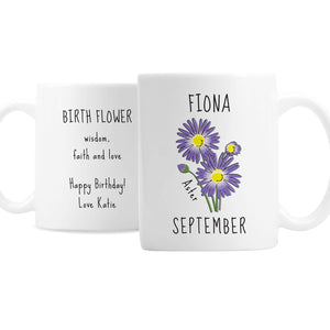 Birth Flower - Aster Mug
