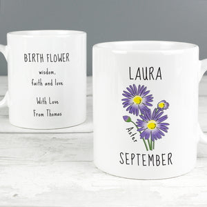 Birth Flower - Aster Mug