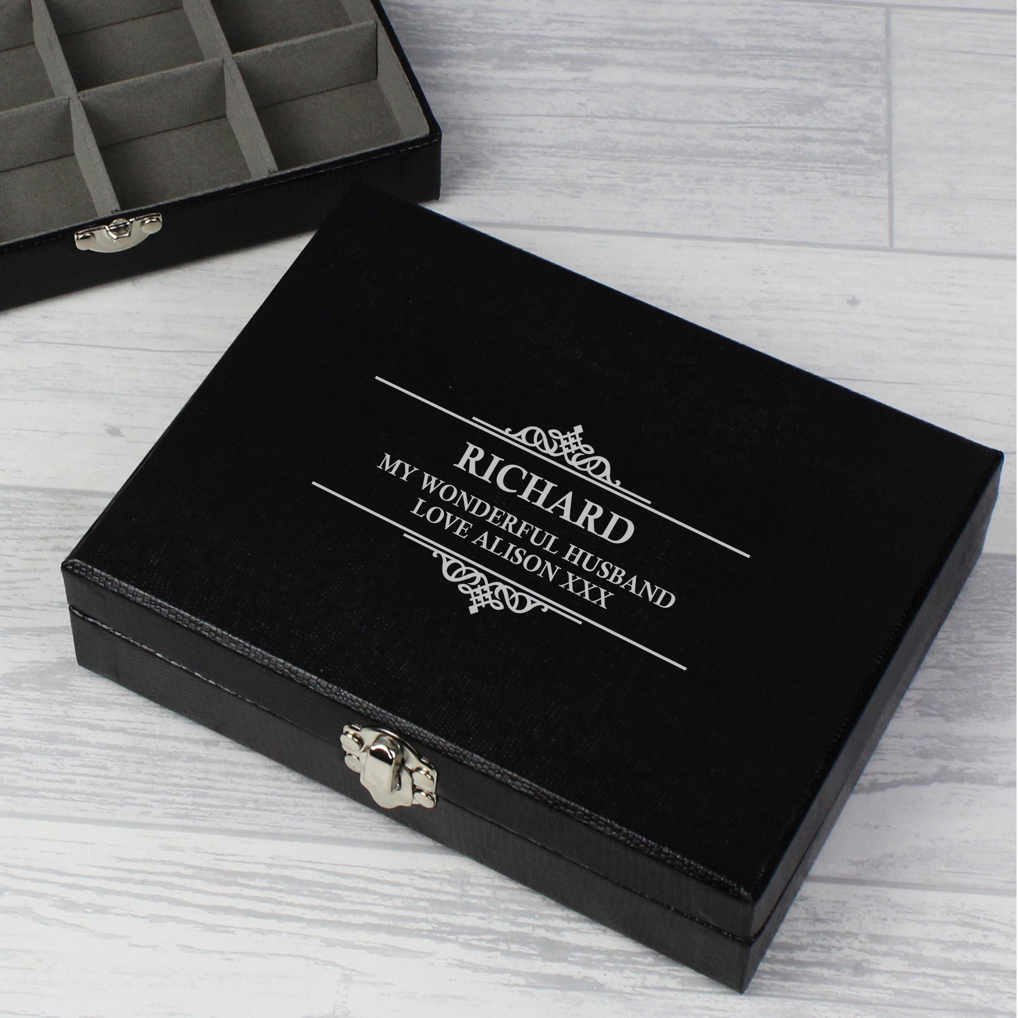  Cufflink Compartment Box