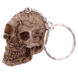 Celtic Skull Head Key Ring