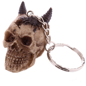 Celtic Skull Head Key Ring