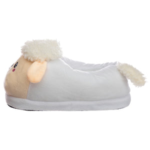 Cute Dafad Welsh Sheep Unisex One Size Pair of Plush Slippers