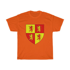 Owain Glyndwr Flag Ov  Unisex Heavy Cotton Tee cymraeg welsh