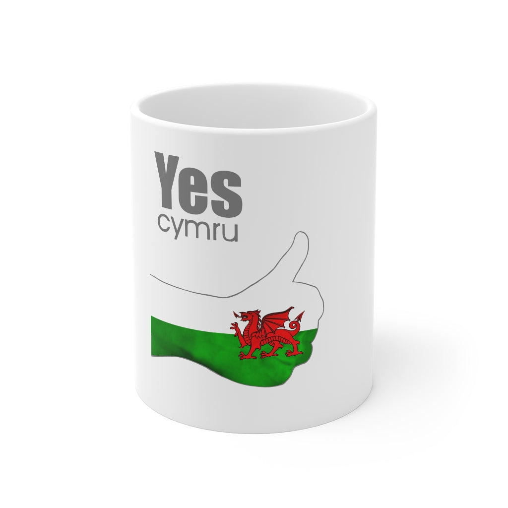 Yes Cymru Mug 11oz White