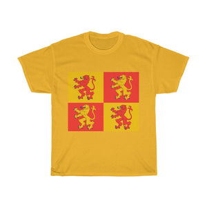 Owain Glyndwr Flag Unisex Heavy Cotton Tee cymraeg welsh