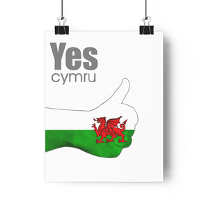 Yes Cymru Premium Poster