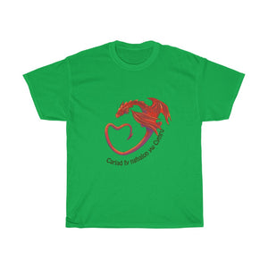Cariad fy nghalon yw Cymru Unisex T-shirt