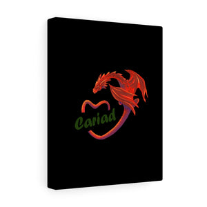 Cariad Love Red Dragon Stretched Canvas