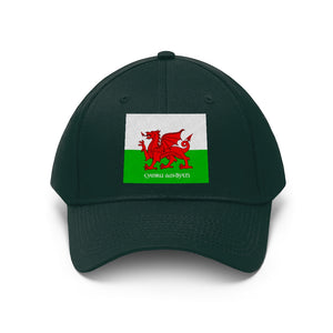 Welsh Flag Cymru am Byth Unisex Twill Hat