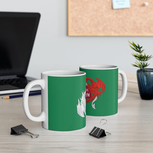 Cofiwch Dryweryn Dragon Mug 11oz Green