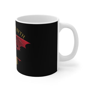 Welsh Dragon Cymru am Byth Traveller Mug 11oz Black