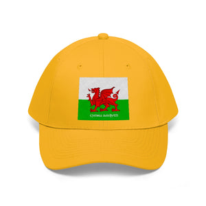 Welsh Flag Cymru am Byth Unisex Twill Hat