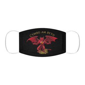 Welsh Dragon Cymru Am Byth Reusable Face Cover Snug-Fit