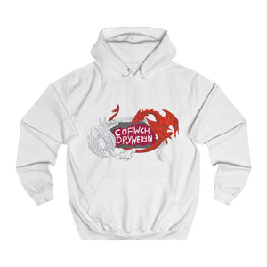 Cofiwch Dryweryn Dragon Unisex Cymraeg Hoodies