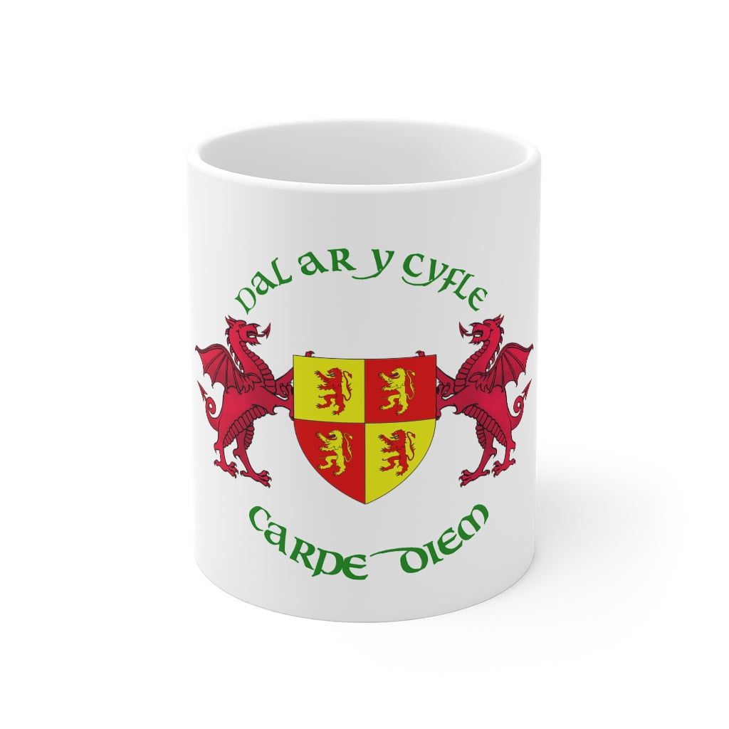 Dal ar y Cyfle Carpe Diem Mug 11oz White