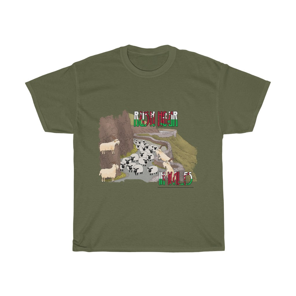 Rush Hour in Cymru Cymraeg Wales Unisex T-Shirt