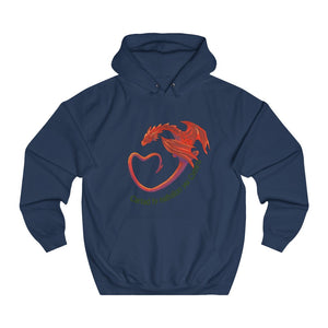 Cariad fy nghalon yw Cymru Unisex Hoodie