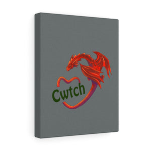 Cwtch Red Dragon Stretched Canvas