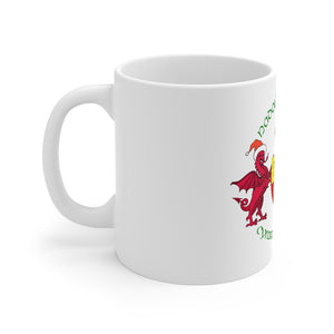 Nadolig Llawen Cymru Am Byth Mug 11oz - White