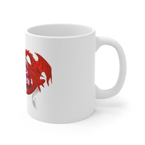 Cofiwch Dryweryn Dragon Mug 11oz White