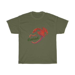 Cariad Love Red Dragon Unisex T-shirt