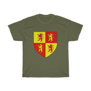 Owain Glyndwr Flag Ov  Unisex Heavy Cotton Tee cymraeg welsh