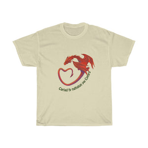 Cariad fy nghalon yw Cymru Unisex T-shirt