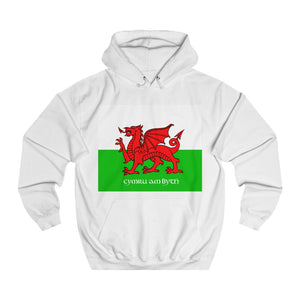 Welsh Flag Cymru am Byth Hoodies Cymraeg