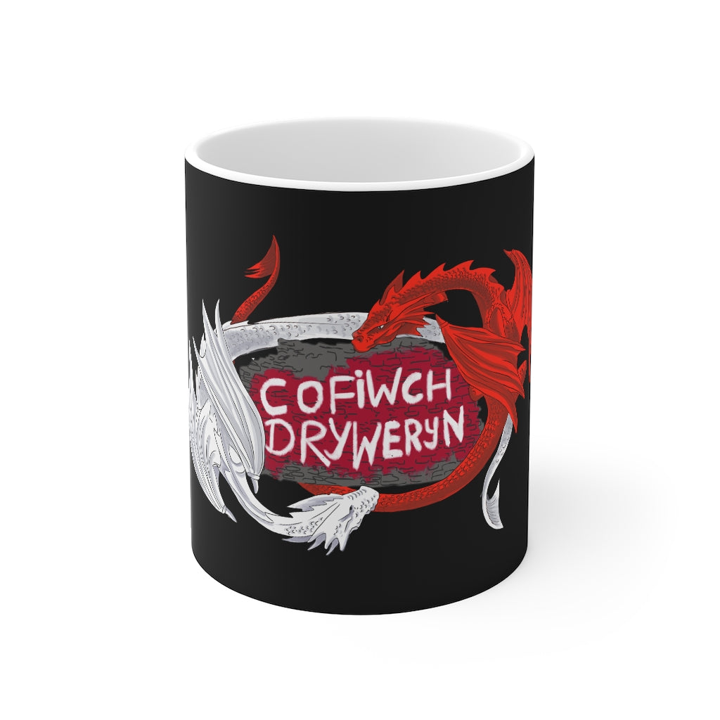 Cofiwch Dryweryn cymraeg Dragon Mug
