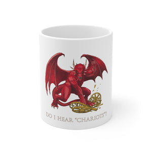 Cymraeg Welsh Dragon Traveller Mug 11oz White