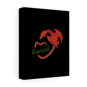 Cariad Love Red Dragon Stretched Canvas