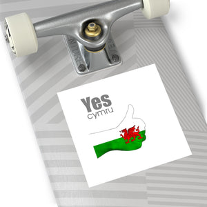 Yes Cymru Square Vinyl Stickers