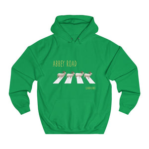 Abbey Road Llandudno Goat Unisex Hoodies Cymraeg