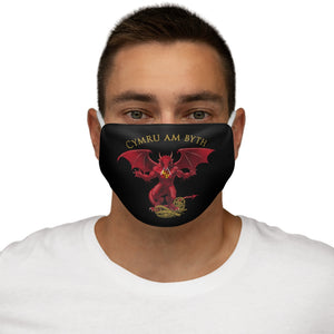 Welsh Dragon Cymru Am Byth Reusable Face Cover Snug-Fit