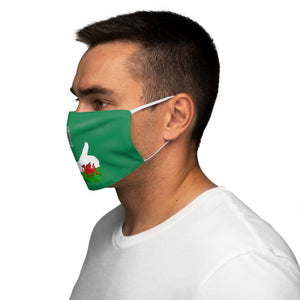 Yes Cymru Face Cover Snug-Fit Green