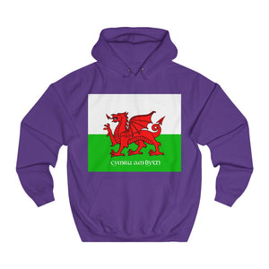 Welsh Flag Cymru am Byth Unisex Hoodie