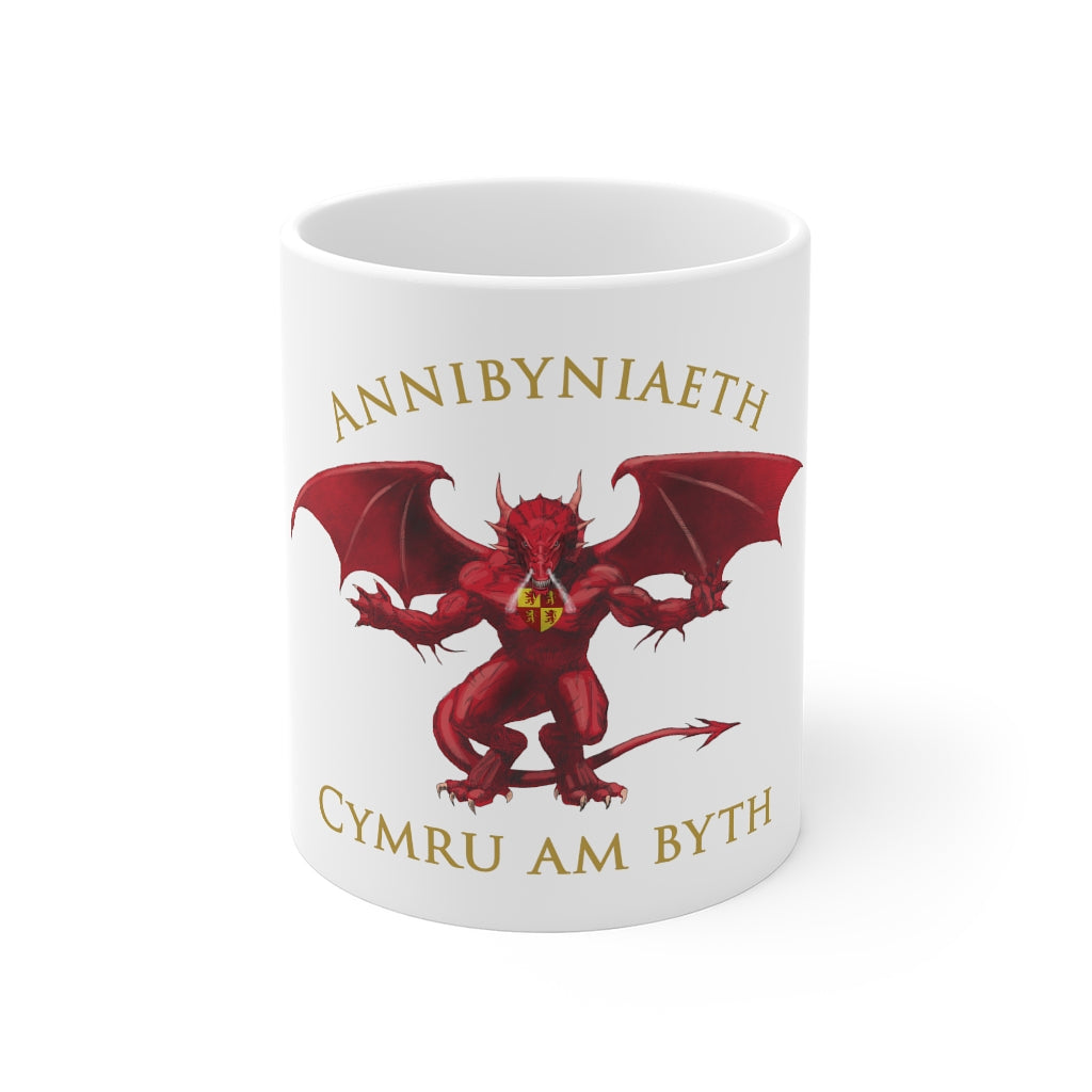 Annibyniaeth Cymru Am Byth Mug 11oz White