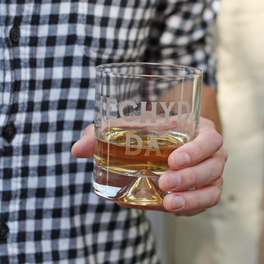 Iechyd Da whiskey glass