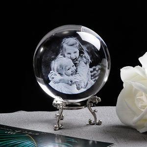 Custom Photo Crystal Glass Globe