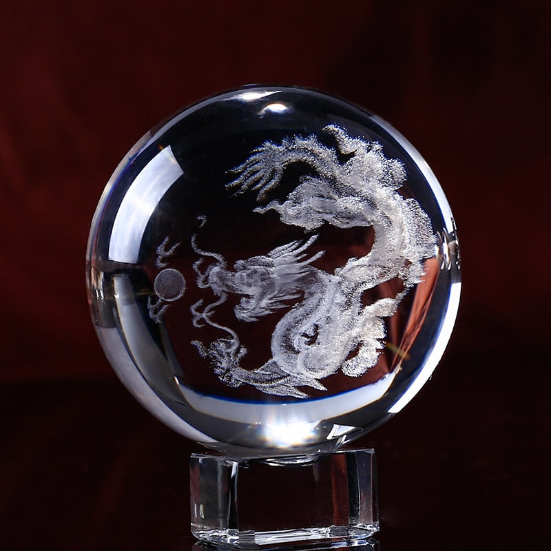 Crystal Dragon Ball 3D Laser Engraved K9
